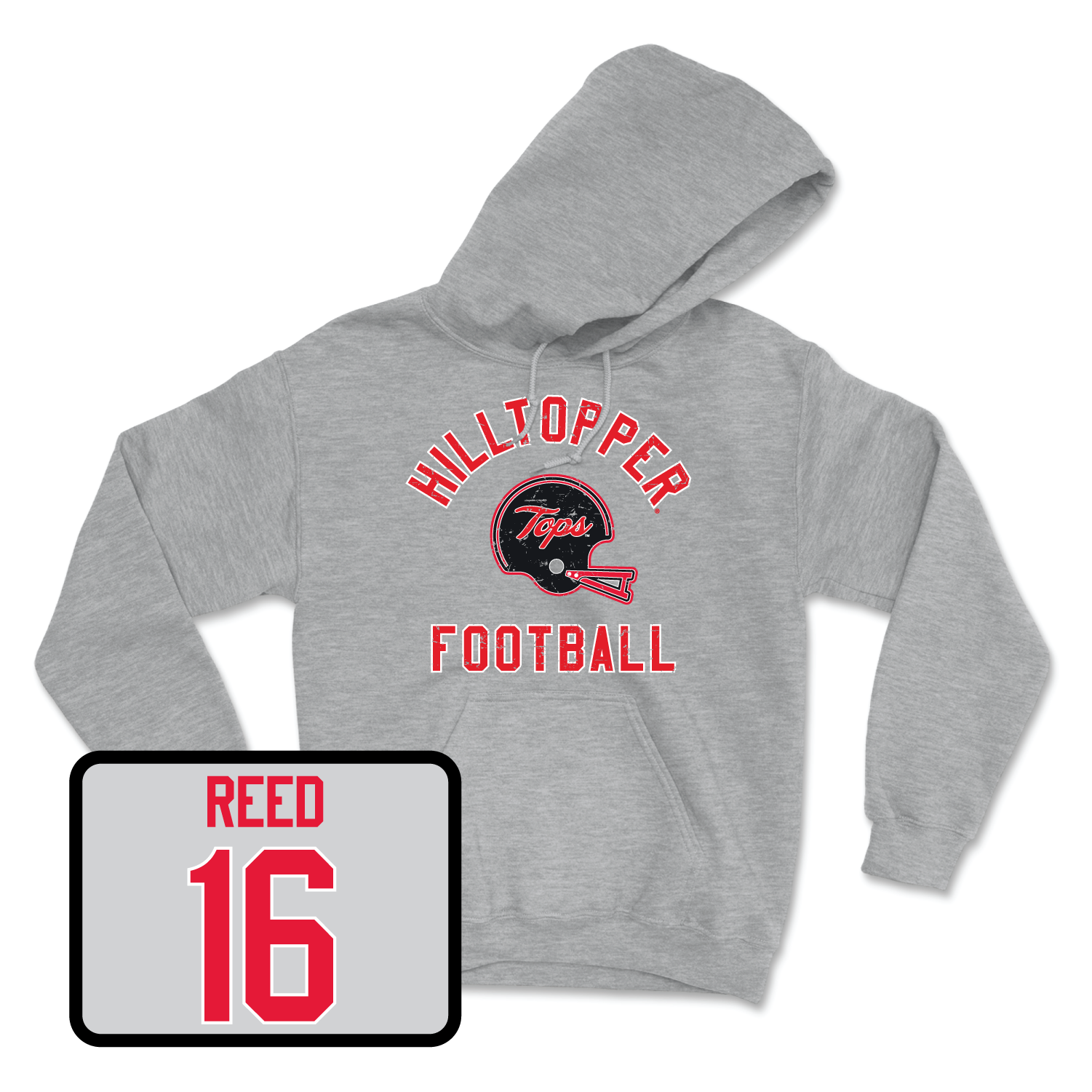 Sport Grey Football Football Helmet Hoodie Large / Austin Reed | #16