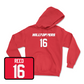 Red Football Hilltoppers Player Hoodie Small / Austin Reed | #16