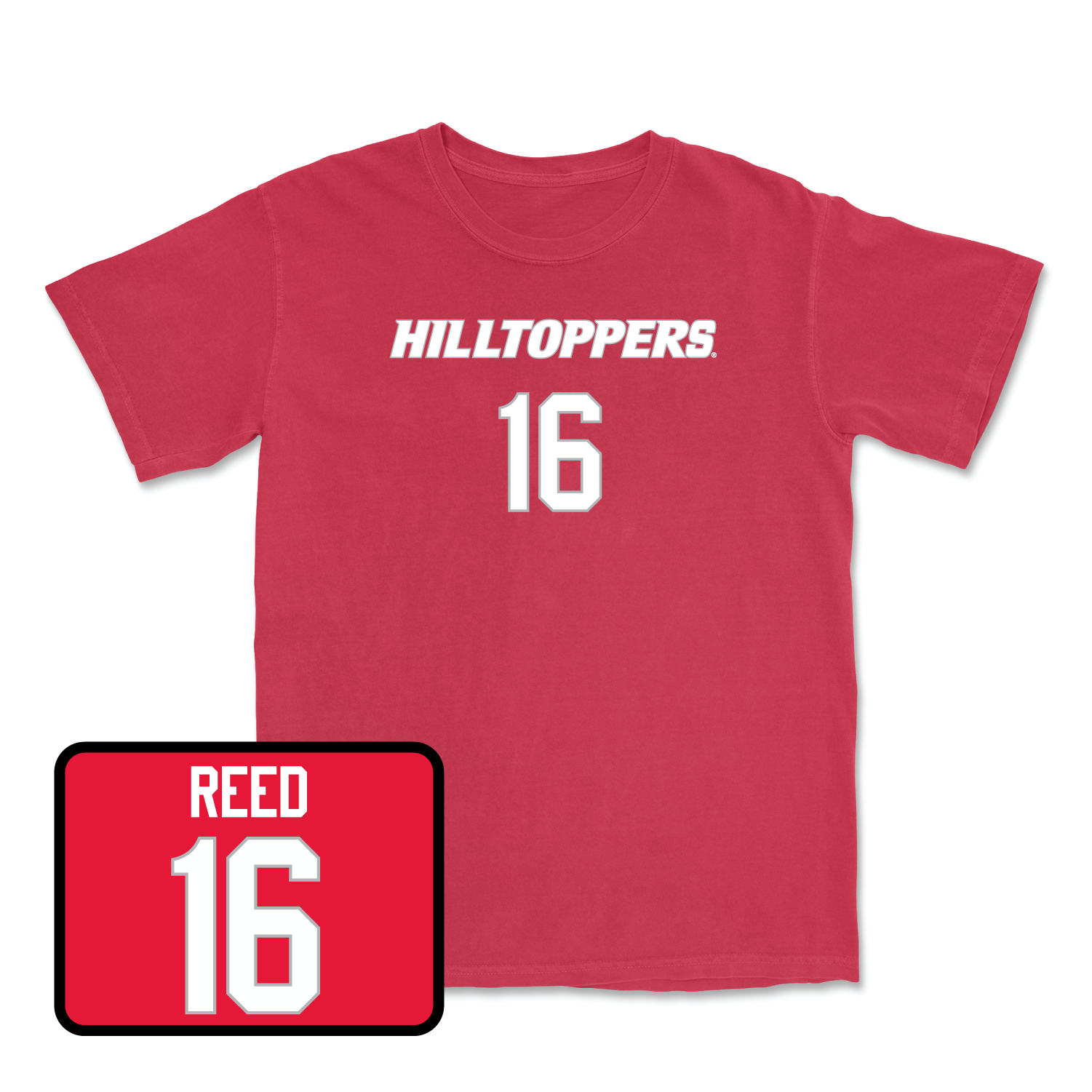 Red Football Hilltoppers Player Tee Small / Austin Reed | #16