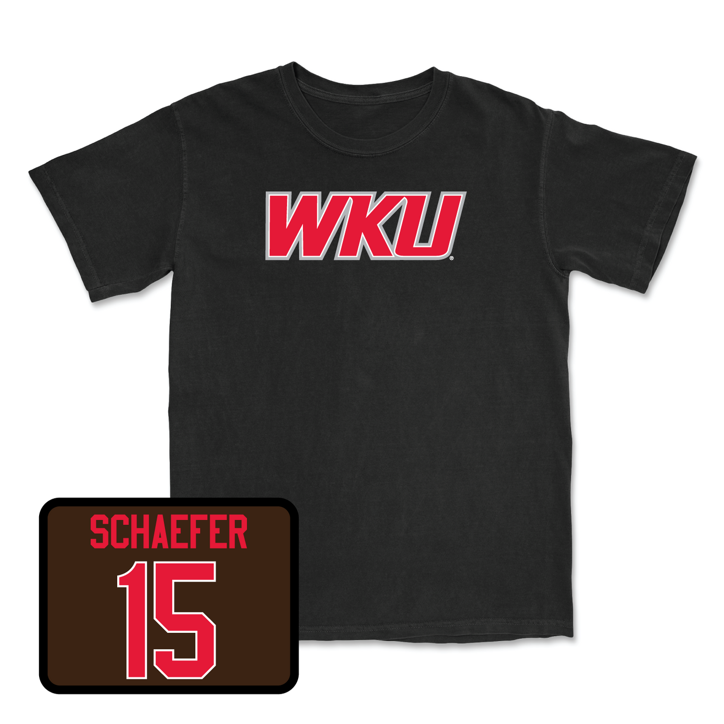 Black Women's Volleyball WKU Tee Small / Abigail Schaefer | #15