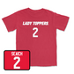 Red Women's Soccer Lady Toppers Player Tee Youth Large / Aspen Seaich | #2
