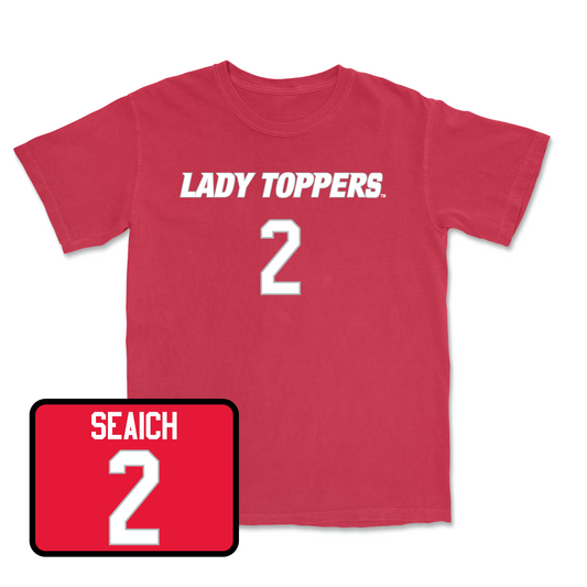 Red Women's Soccer Lady Toppers Player Tee Youth Small / Aspen Seaich | #2