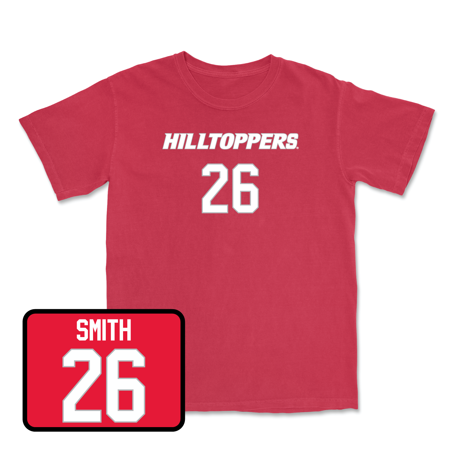 Red Football Hilltoppers Player Tee Medium / Amaari Smith | #26