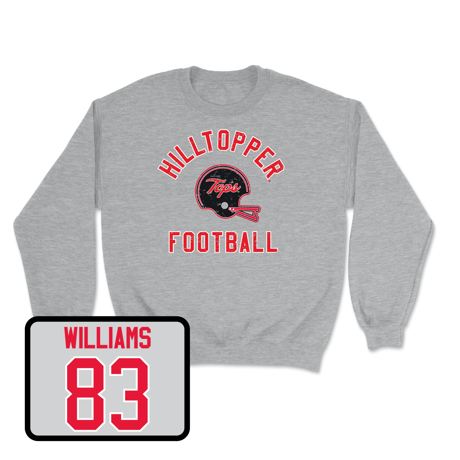 Sport Grey Football Football Helmet Crew Small / Alex Williams | #83