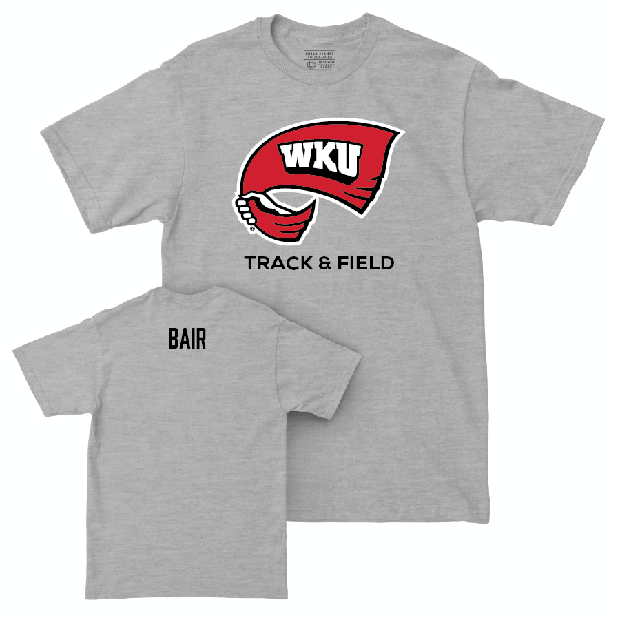 WKU Men's Track & Field Sport Grey Classic Tee - Bralen Bair Small