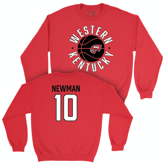 WKU Men's Basketball Red Hardwood Crew - Brandon Newman | #10 Small