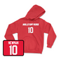Red Men's Basketball Hilltoppers Player Hoodie Large / Brandon Newman | #10