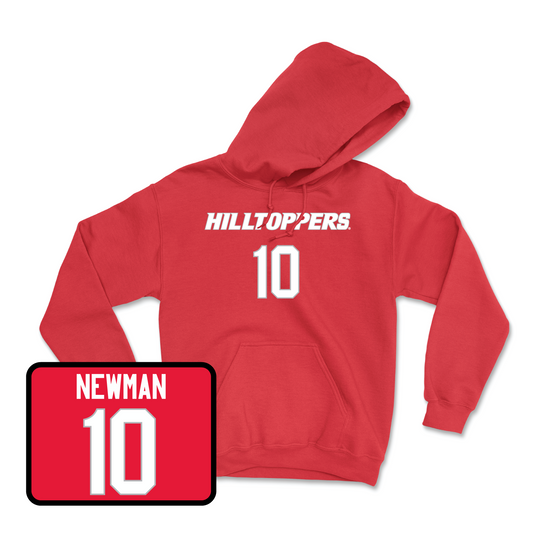 Red Men's Basketball Hilltoppers Player Hoodie Youth Small / Brandon Newman | #10