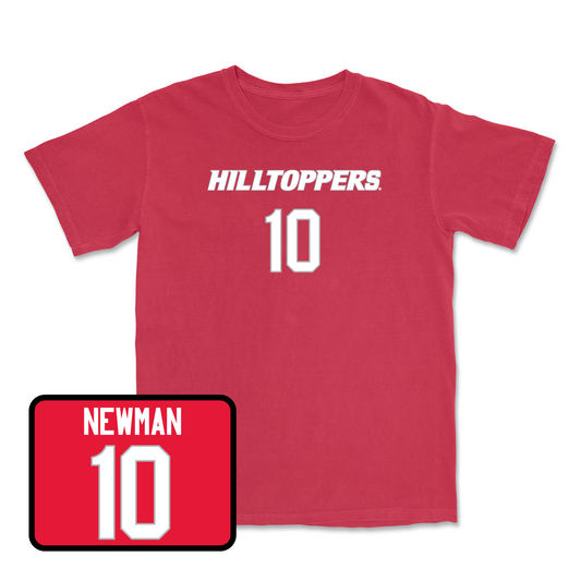 Red Men's Basketball Hilltoppers Player Tee Youth Small / Brandon Newman | #10