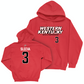 WKU Women's Soccer Red Sideline Hoodie - Brooke Sleeva | #3 Small