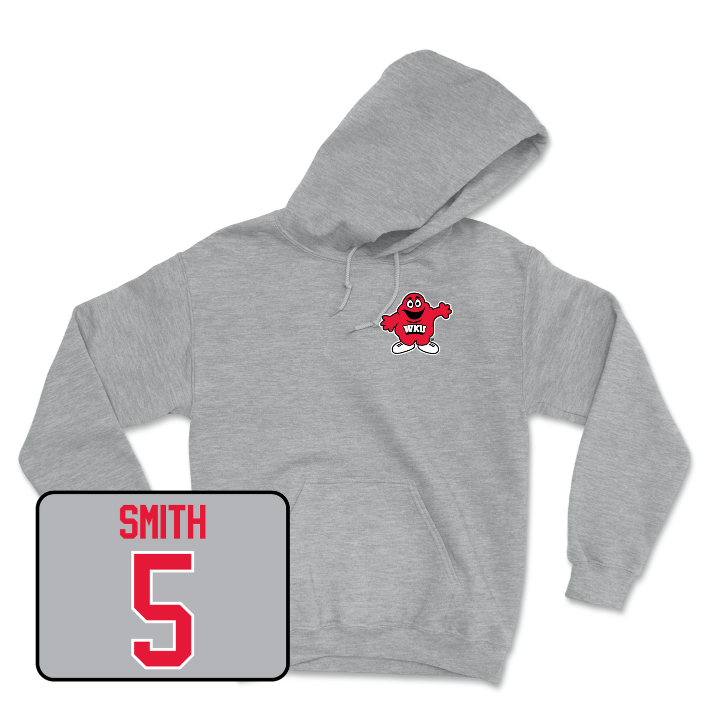 Sport Grey Football Big Red Hoodie Youth Large / Blue Smith | #5