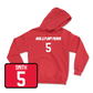 Red Football Hilltoppers Player Hoodie Medium / Blue Smith | #5