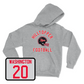 Sport Grey Football Football Helmet Hoodie Small / Bryson Washington | #20