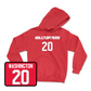 Red Football Hilltoppers Player Hoodie 2X-Large / Bryson Washington | #20
