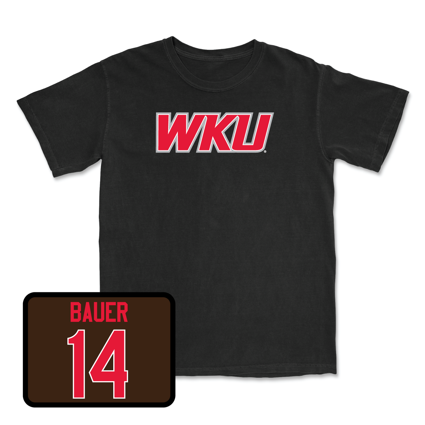 Black Women's Volleyball WKU Tee Small / Callie Bauer | #14