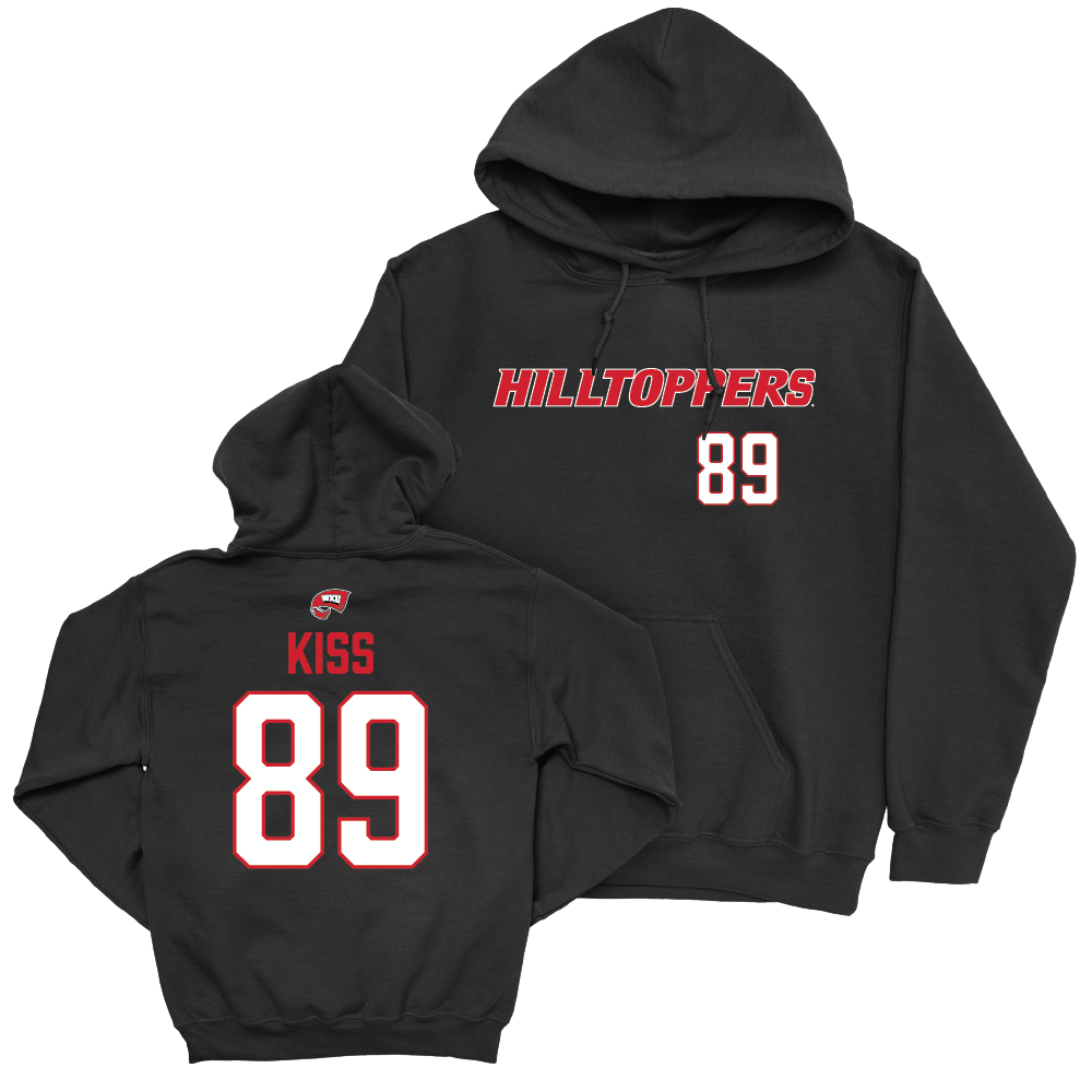 WKU Football Black Hilltoppers Hoodie - CJ Kiss | #89 Small