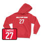 Red Football Hilltoppers Player Hoodie 2 2X-Large / Corey Landers | #27
