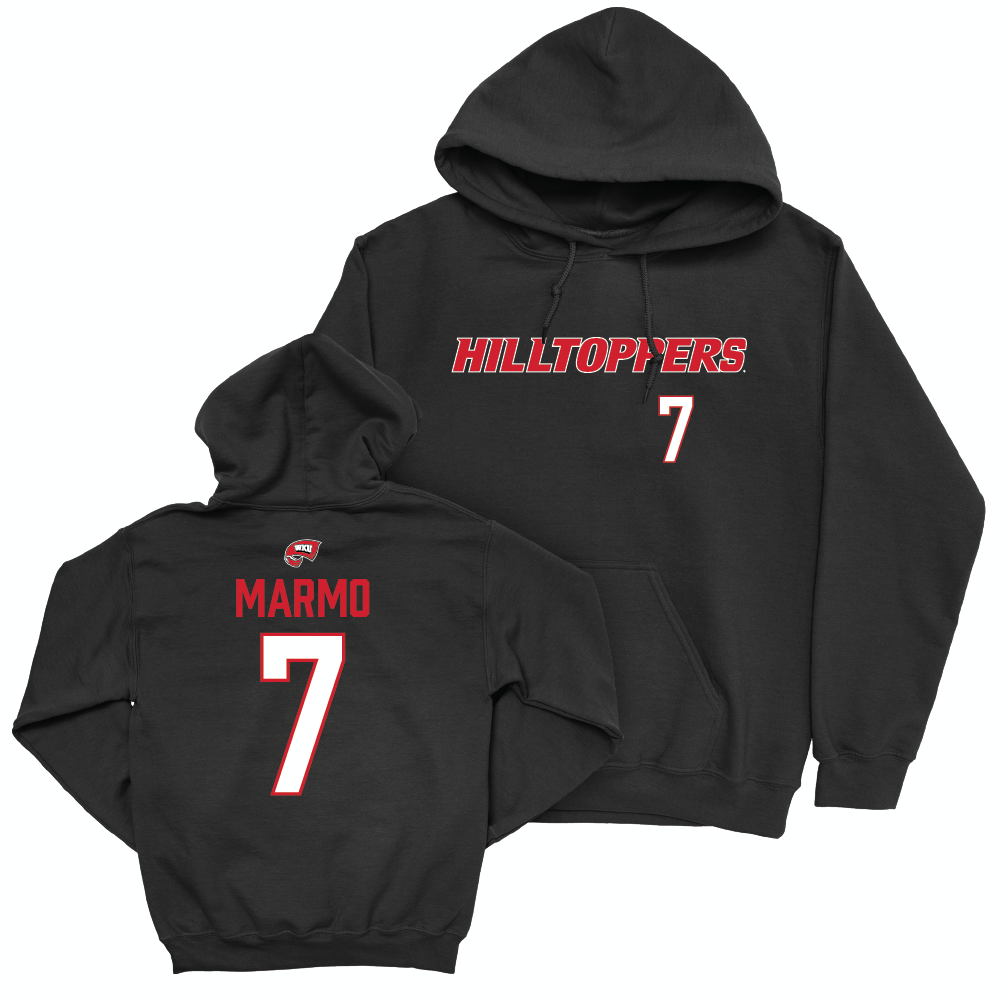 WKU Baseball Black Hilltoppers Hoodie - Caleb Marmo | #7 Small