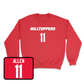 Red Men's Basketball Hilltoppers Player Crew 2X-Large / Dontaie Allen | #11