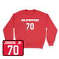 Red Football Hilltoppers Player Crew 2 Large / Darrell Johnson Jr. | #70