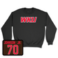 Black Football WKU Crew 2 Youth Medium / Darrell Johnson Jr. | #70