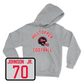 Sport Grey Football Football Helmet Hoodie 2 X-Large / Darrell Johnson Jr. | #70