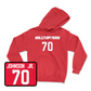 Red Football Hilltoppers Player Hoodie 2 Large / Darrell Johnson Jr. | #70