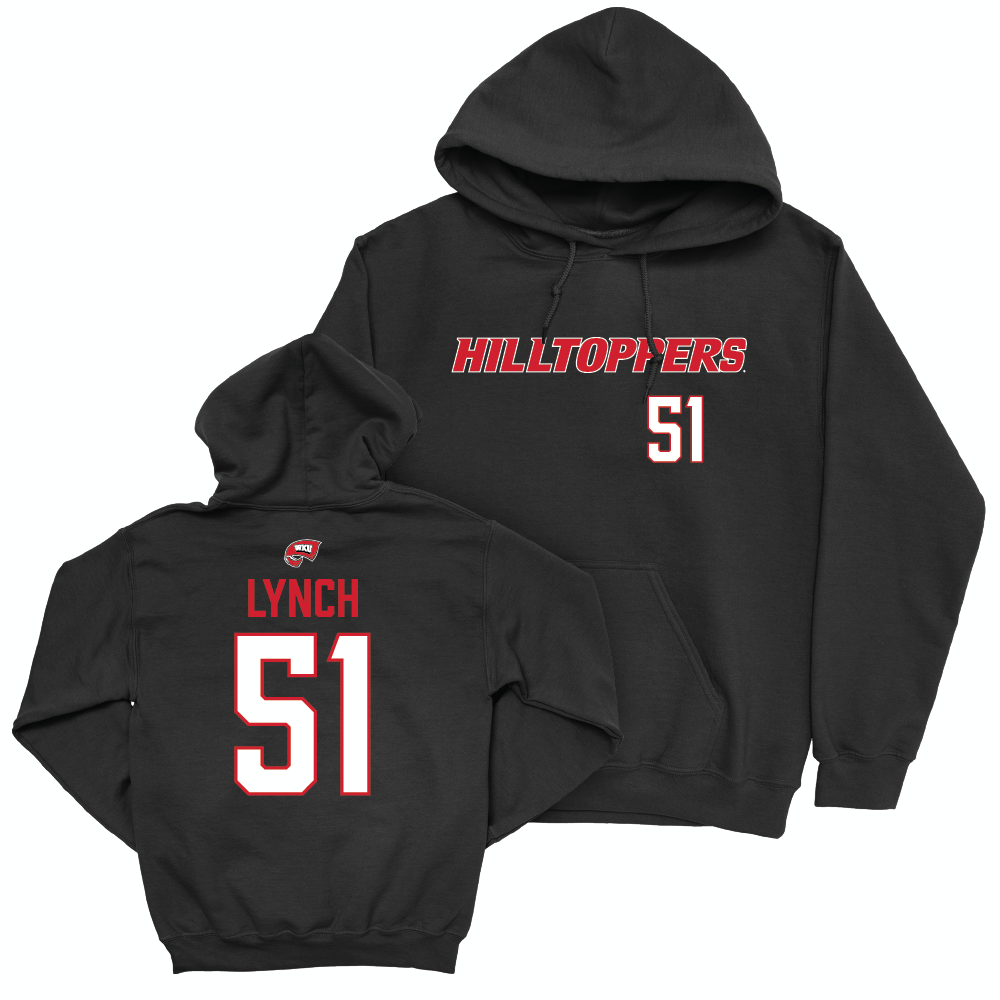 WKU Football Black Hilltoppers Hoodie - Devon Lynch | #51 Small