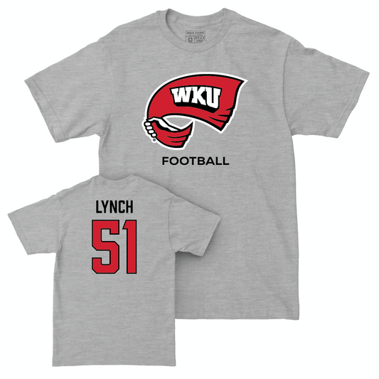 WKU Football Sport Grey Classic Tee - Devon Lynch | #51 Small