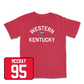 Red Football Towel Tee 2 Small / Deante McCray | #95