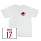White Football Big Red Comfort Colors Tee 2 Youth Small / Dalvin Smith | #17