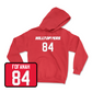 Red Football Hilltoppers Player Hoodie 3 4X-Large / Elvin Fofanah | #84