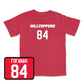 Red Football Hilltoppers Player Tee 3 Youth Small / Elvin Fofanah | #84