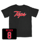 Black Football Tops Tee 2 Youth Large / Easton Messer | #8