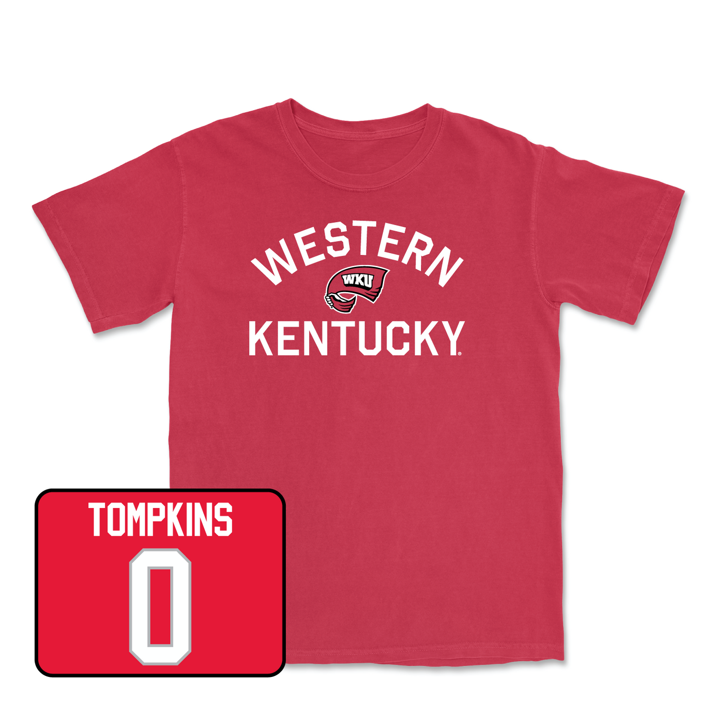 Red Women's Soccer Towel Tee 2 Small / Emma Tompkins | #00