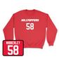 Red Football Hilltoppers Player Crew 3 Large / Evan Wibberley | #58