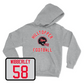 Sport Grey Football Football Helmet Hoodie 3 Small / Evan Wibberley | #58