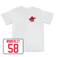 White Football Big Red Comfort Colors Tee 3 Small / Evan Wibberley | #58