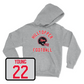 Sport Grey Football Football Helmet Hoodie 3 Medium / Elijah Young | #22