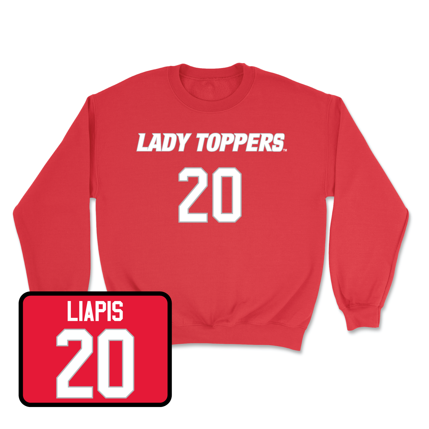 Red Women's Soccer Lady Toppers Player Crew 2 Small / Georgia Liapis | #20