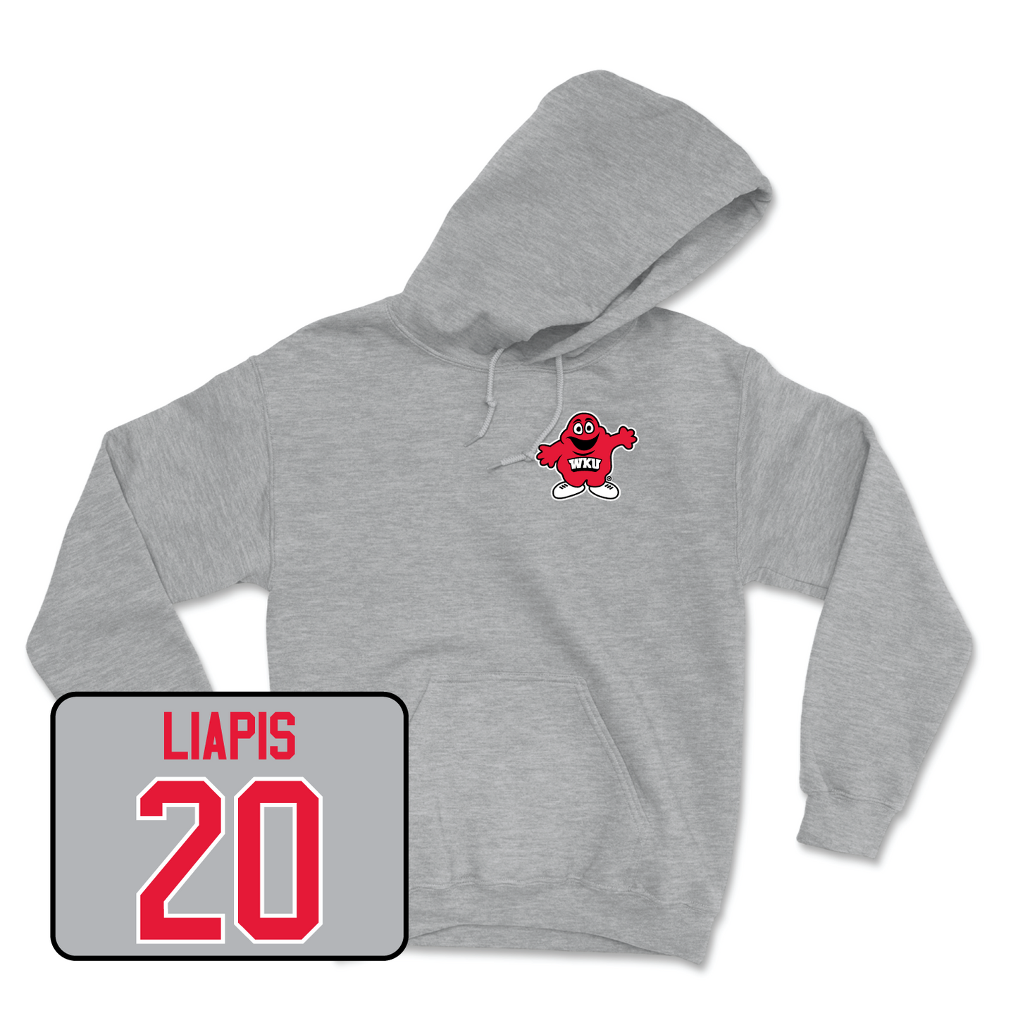 Sport Grey Women's Soccer Big Red Hoodie 2 Youth Small / Georgia Liapis | #20