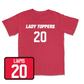 Red Women's Soccer Lady Toppers Player Tee 2 X-Large / Georgia Liapis | #20