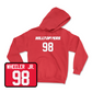 Red Football Hilltoppers Player Hoodie 3 4X-Large / Hosea Wheeler Jr. | #98