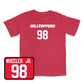Red Football Hilltoppers Player Tee 3 Large / Hosea Wheeler Jr. | #98