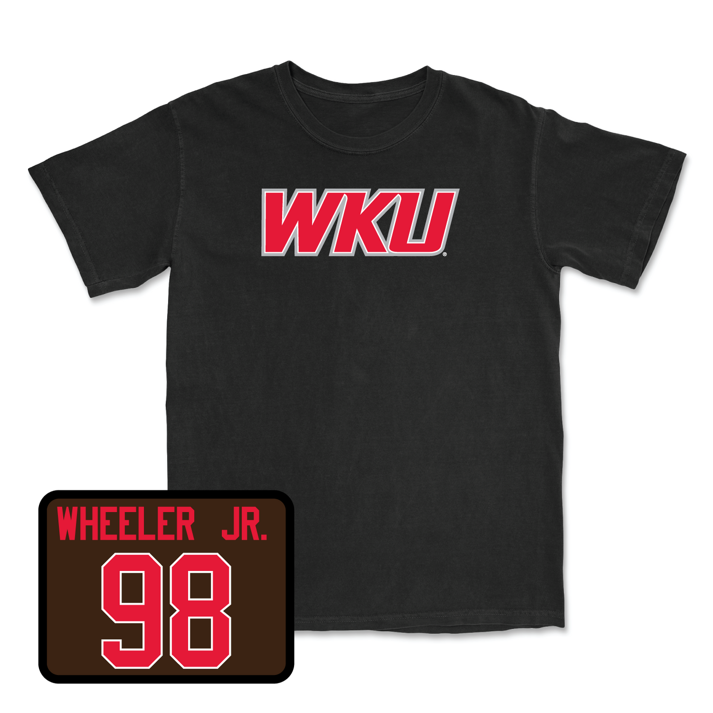 Black Football WKU Tee 3 Large / Hosea Wheeler Jr. | #98