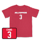 Red Football Hilltoppers Player Tee 3 Small / JaQues Evans | #3