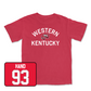 Red Football Towel Tee 3 Youth Small / Jalen Hand | #93