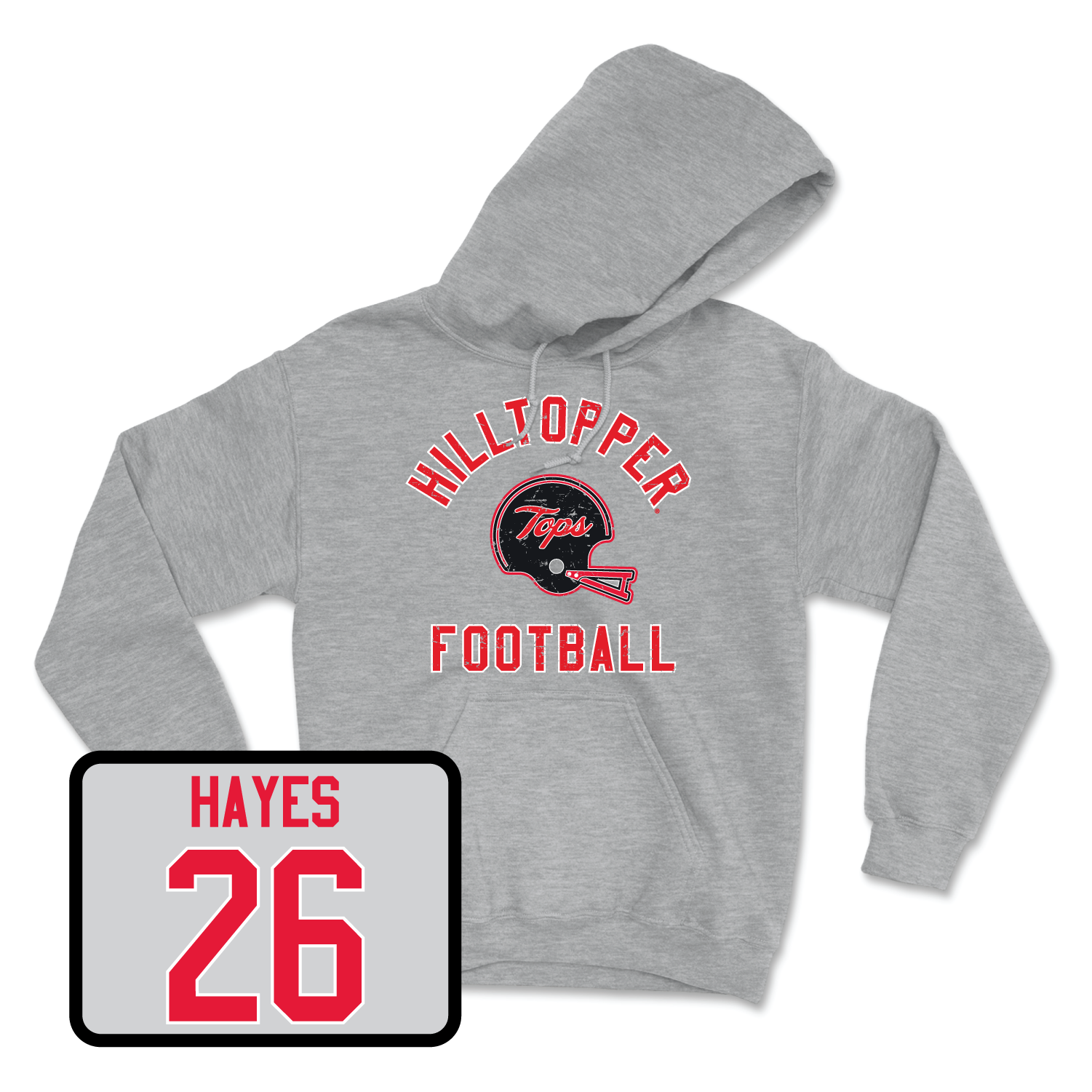 Sport Grey Football Football Helmet Hoodie 3 Small / Jarvis Hayes | #26