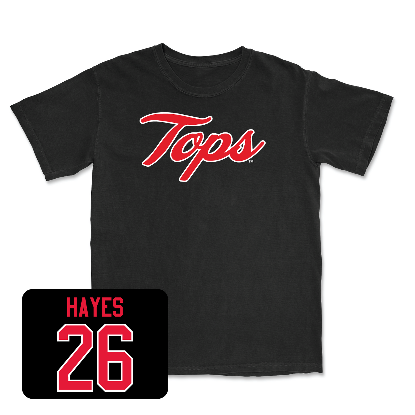 Black Football Tops Tee 3 Youth Large / Jarvis Hayes | #26