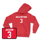 Red Men's Basketball Hilltoppers Player Hoodie Small / Jalen Jackson | #3
